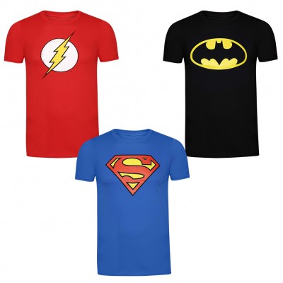 детска,тениска,детски,тениски,dc,comics,superman,batman,flash,kids,t,shirt,pack,of,3