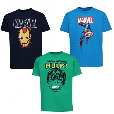 детска,тениска,детски,тениски,marvel,ironman,hulk,captain,america,kids,t,shirt,pack,of,3