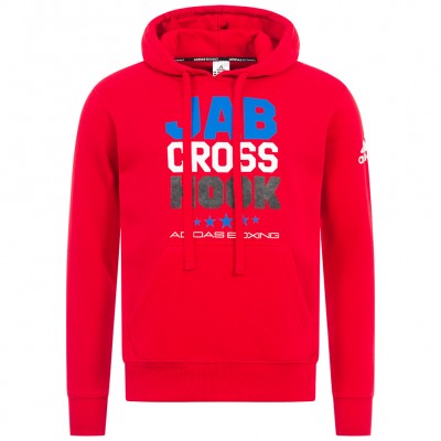 мъжки,суичър,мъжки,горнища,с,качулка,adidas,boxing,wbc,men,hoody,red