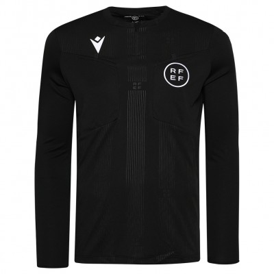 всички,футболни,облекла,облекла,с,футболна,тема,футболни,горнища,spanien,rfef,macron,men,long,sleeved,referee,jersey