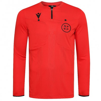 всички,футболни,облекла,облекла,с,футболна,тема,футболни,горнища,spanien,rfef,macron,men,long,sleeved,referee,jersey