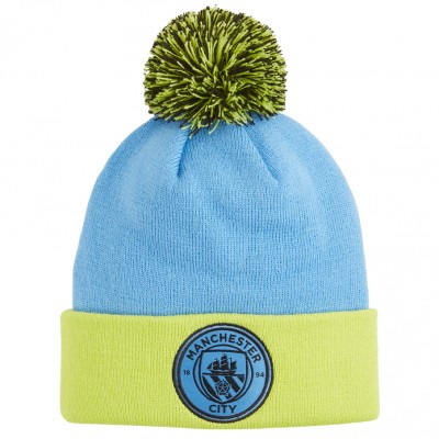 manchester,city,f.c.,puma,kids,pom,pom,winter,hat