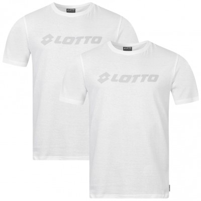 мъжка,тениска,мъжки,тениски,lotto,duo,men,t,shirt,pack,of,2,white