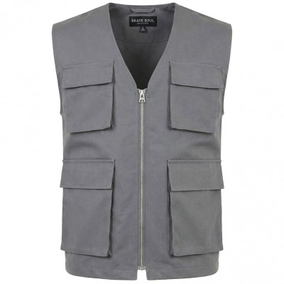мъжки,елек,мъжки,якета,brave,soul®,radar,utility,men,cargo,waistcoat
