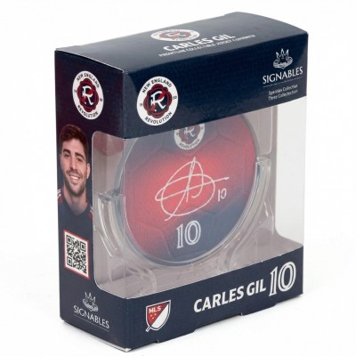 new,england,revolution,carles,gil,#10,football,collectors,item,14,cm
