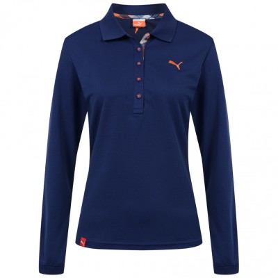 дамска,блуза,с,яка,дамски,блузи,с,яка,puma,women,long,sleeved,premium,polo,shirt