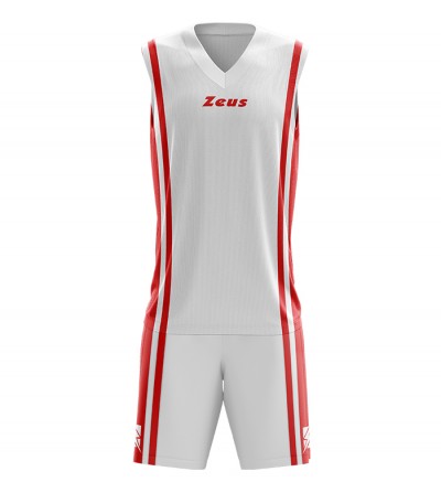 къси,панталони,детски,потници,баскетболни,потници,zeus,kit,bozo,basketball,jersey,+,shorts,2,pcs.,bianco,rosso
