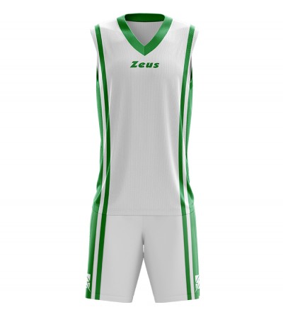 къси,панталони,детски,потници,баскетболни,потници,zeus,kit,bozo,basketball,jersey,+,shorts,2,pcs.,bianco,verde