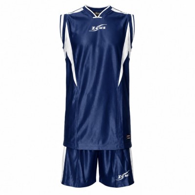 къси,панталони,детски,потници,баскетболни,потници,zeus,kit,sante,basketball,jersey,+,shorts,blu,bianco