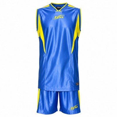 къси,панталони,детски,потници,баскетболни,потници,zeus,kit,sante,basketball,jersey,+,shorts,royal,blue,giallo
