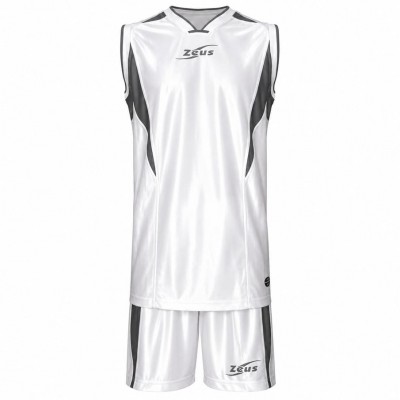 къси,панталони,детски,потници,баскетболни,потници,zeus,kit,sante,basketball,jersey,+,shorts,bianco,nero