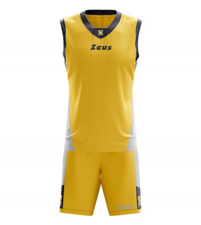 къси,панталони,детски,потници,баскетболни,потници,zeus,kit,king,basketball,jersey,+,shorts,giallo,blu