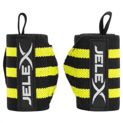 всичкото,фитнес,оборудване,jelex,strong,fitness,wrist,support,black,yellow