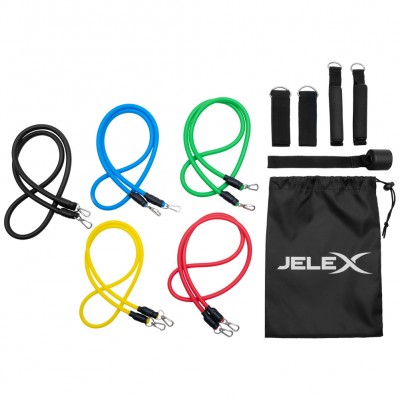 всичкото,фитнес,оборудване,jelex,resistance,fitness,tubes,set,11,pieces.