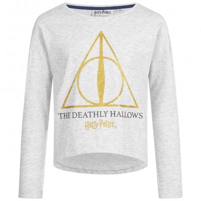 детски,тениски,harry,potter,and,the,deathly,hallows,kids,long,sleeved,top,grey