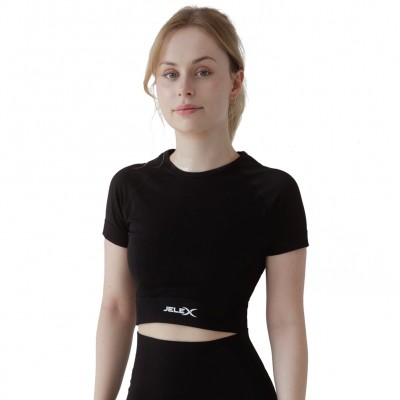 дамски,горнища,за,тренировка,jelex,chiara,women,fitness,short,sleeved,top,black