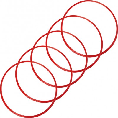 всичкото,фитнес,оборудване,agility,sports,coordination,rings,⌀48,cm,pack,of,5