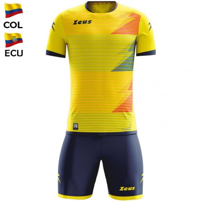 всички,футболни,облекла,zeus,mundial,teamwear,set,jersey,with,shorts,yellow,royal,blue,red