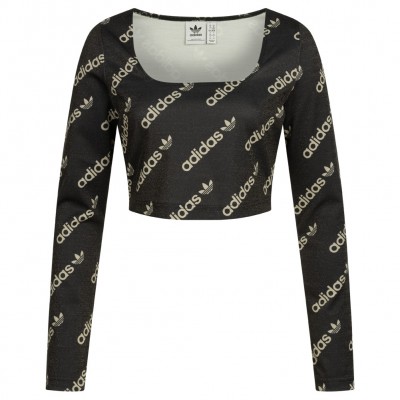 дамска,къса,блуза,дамски,блузи,adidas,originals,women,long,sleeved,crop,top