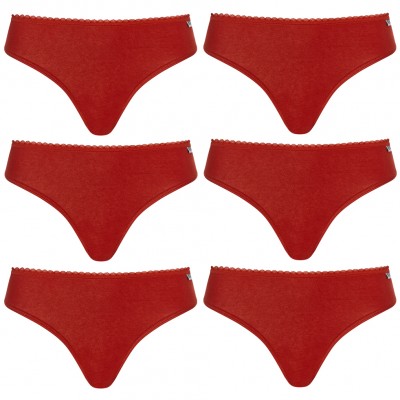 дамско,бельо,mont,emilian,nimes,women,thong,pack,of,6,red