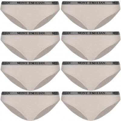 дамски,бикини,дамско,бельо,mont,emilian,grenoble,women,briefs,pack,of,8,beige
