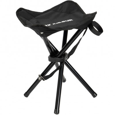 kirkjubØur®,freydis,foldable,four,legged,outdoor,stool,black