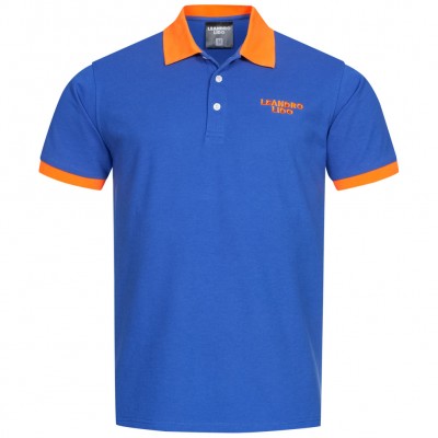 мъжка,блуза,с,яка,мъжки,блузи,с,яка,leandro,lido,pallacanestro,men,polo,shirt,blue,orange