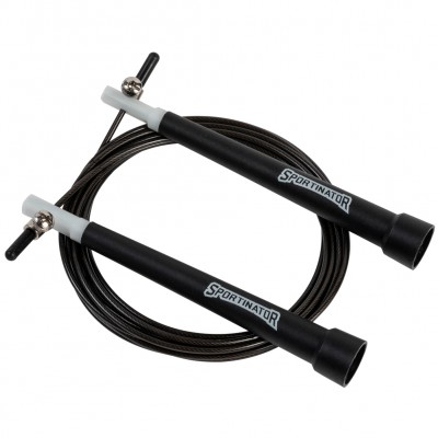 всичкото,фитнес,оборудване,sportinator,speed,skipping,rope,black