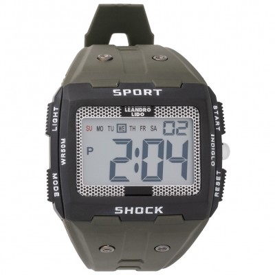 leandro,lido,sterpeto,unisex,sports,watch,green