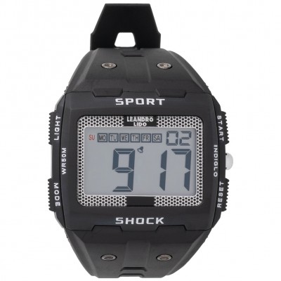 leandro,lido,sterpeto,unisex,sports,watch,black,dotted