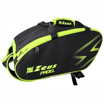 zeus,padel,bag,padel,racket,bag,black,neon,yellow