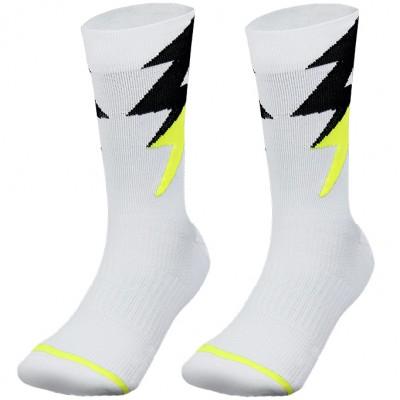 чорапи,zeus,thunder,long,special,training,socks,white,neon,yellow