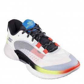 Мъжки маратонки Skechers Durable Mesh Forefoot Lockdown Low Low-Top Trainers Mens - Black/White - 16 (51) skechers,resagrip,basketball,trainers,mens,black,white