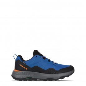 karrimor,haraka,waterproof,mens,walking,shoes,blue,blk,orange