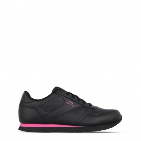 slazenger,classic,trainers,ladies,black,cerise