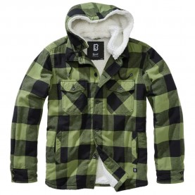 brandit,lumberjack,jacket,black,olive,(green)
