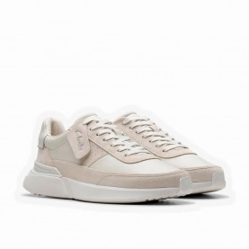 Обувки Clarks shoes Craft Pace trainers - White (White Leather) - EU 42 1-2 clarks,shoes,craft,pace,trainers,white,(white,leather)