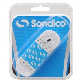 Sondico Flat Football Boot Laces - White - S sondico,flat,football,boot,laces,white
