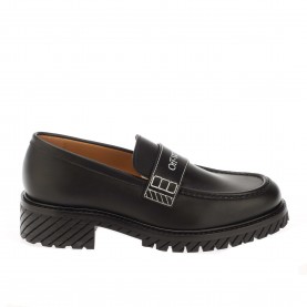 Off White Combat Loafers - Black-White off,white,combat,loafers,black,white
