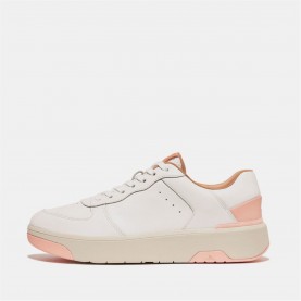 маратонки,fitflop,rally,evo,leather,trainers,white,pink