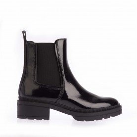 обувки,дамски,боти,rocket,dog,iggie,patent,chelsea,boots,black