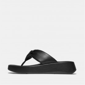 сандали,fitflop,f,mode,knot,flatform,toe,post,sandals,black