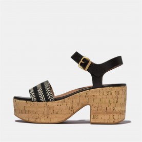 сандали,fitflop,platfforms,ankle,strap,sandals,black