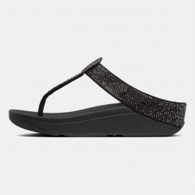 сандали,fitflop,isabelle,toe,post,sandal,black
