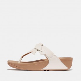 сандали,fitflop,lulu,folded,knot,leather,toe,post,sandals,white