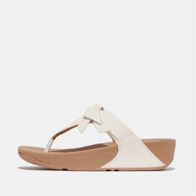 сандали,fitflop,lulu,folded,knot,leather,toe,post,sandals,white