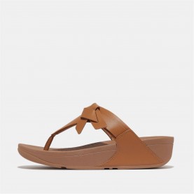 сандали,fitflop,lulu,folded,knot,leather,toe,post,sandals,beige