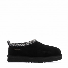 пантофи,чехли,everau,wigeon,leather,slippers,black