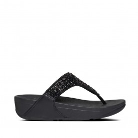 сандали,fitflop,lulu,summerfoil,toe,thong,sandals,black