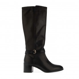 Обувки Dune London Trusti Casual Knee-High Boots - Black обувки,дамски,боти,dune,london,trusti,casual,knee,high,boots,black